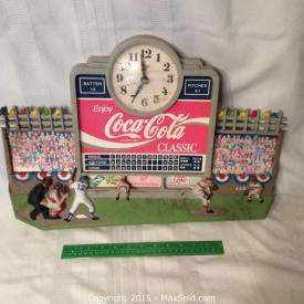 MaxSold Auction: This auction features comics and cards, John Gilmore autograph 1946, hockey cards, vintage Coke clock- baseball, vintage toy walkie talkie phones, Ray Ban sunglasses, vintage Phillips reel to reel, vintage match packs, 60s deco toaster, Dinkey car lot, vintage Girls Own annual V 1920s, vintage Beatty ironing board, and so much more!